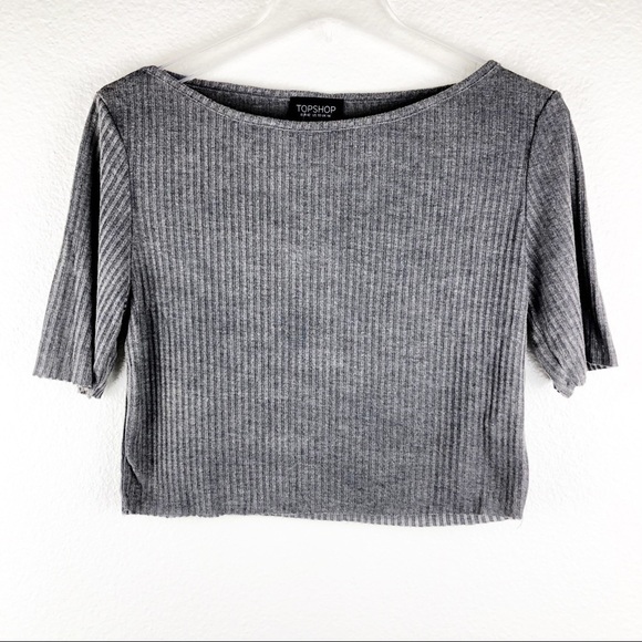 Women’s Topshop Washed Grey Shirt 10 US! - Picture 8 of 9